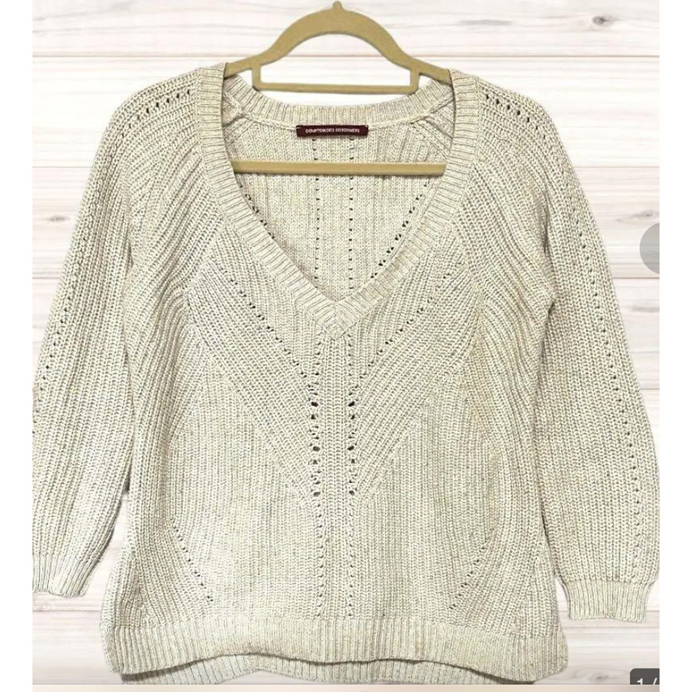 Comptoir des Cotonniers V-neck Light Knit Sweater XS